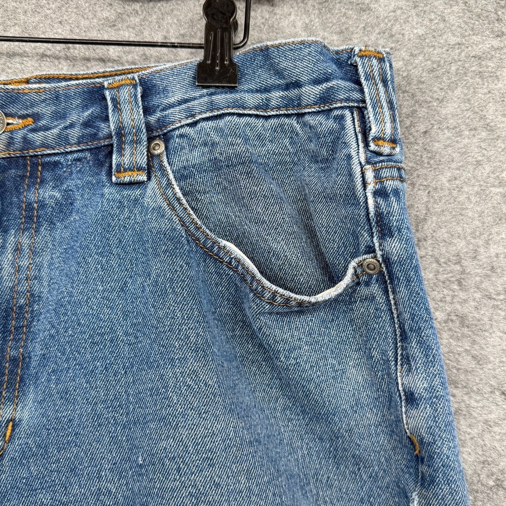 C.E. Schmidt Workwear Mens Blue Denim Jeans Size 36X34 Relaxed Fit Cotton - Picture 8 of 12